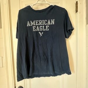 American Eagle Outfitters Navy Blue Short Sleeve Tee